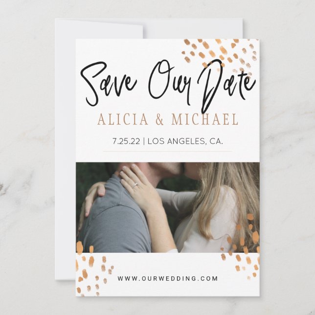 Reserve A Data Tipografia de Tampas de Ouro Metálicas Negra (Frente)