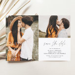 Reserve A Data Tipografia Elegante Salva a Data Foto Minimalista<br><div class="desc">Casamento Salve os Cartões de Data que têm uma foto na frente e atrás. Os Cartões salve a data contêm uma moderna tipografia cursiva escrita escrita escrita escrita escrita escrita escrita escrita que é elegante,  simples e moderna a ser usada depois da simples celebração do dia de casamento minimalista.</div>