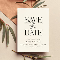 Tipografia moderna e ousada, casamento elegante cr