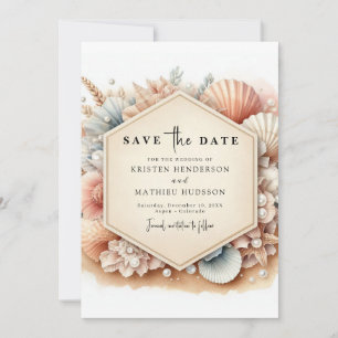 Reserve A Data Tipografia Whimsical Beach Wedding
