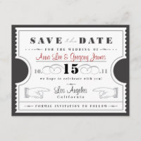 Tíquete Salvar a Data