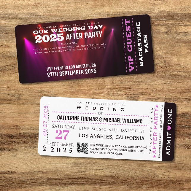 Reserve A Data Tíquete VIP do Music Concert com Código QR (Criador carregado)