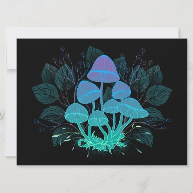 Reserve A Data Toadstools em arbustos (Frente)