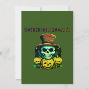 Reserve A Data Trick ou trata? Crânio e abóbora