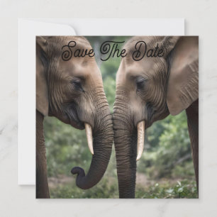 Reserve A Data "Tronco para Tronco: Um Gentil Embrace Elefante"