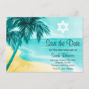 Reserve A Data Tropical Beach Bat Mitzvah salva a data
