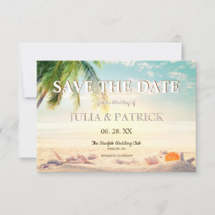 Reserve A Data Tropical Palm Tree Summer Beach Weding The D