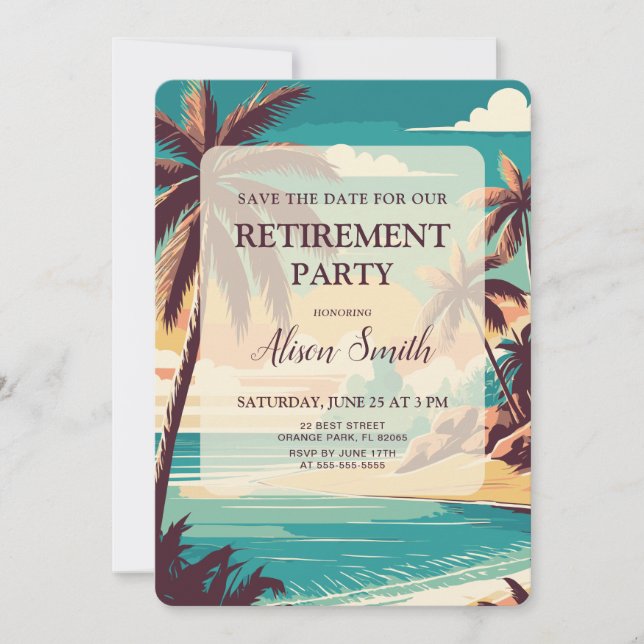 Reserve A Data Tropical Retirement party (Frente)