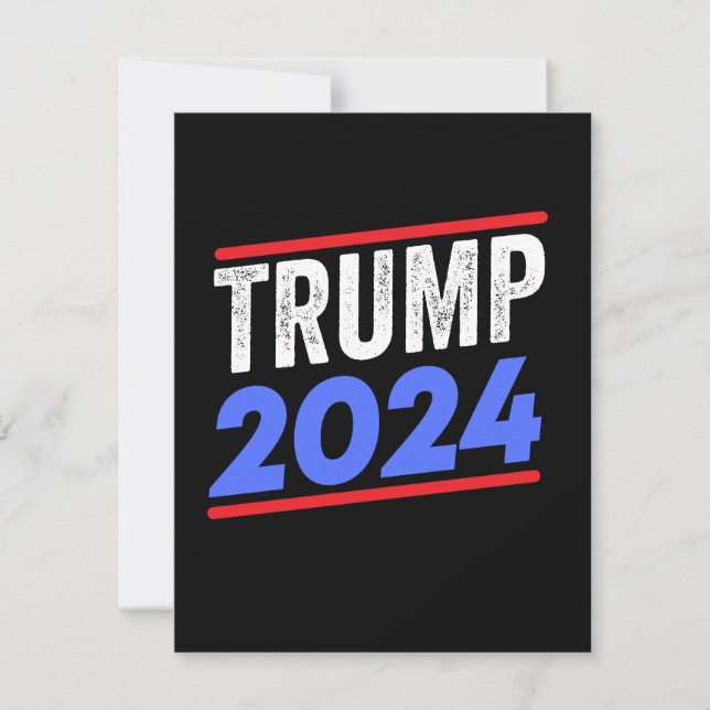 Reserve A Data Trump 2024 Para A Eleição Do Presidente Donald Jr. (Frente)