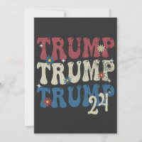 Trump 2024 Patriotic American Flag 4 De Julho