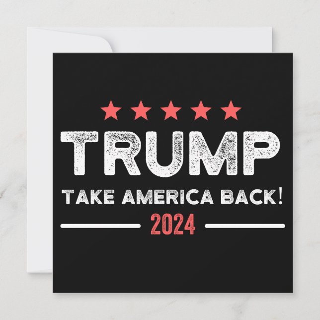 Reserve A Data Trump 2024 Retire a América (Frente)