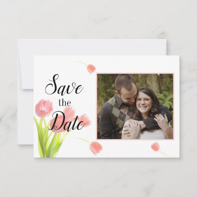 Reserve A Data Tulipas Rosa Suave (Frente)