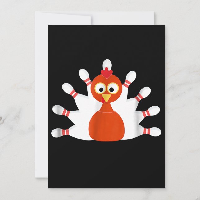 Reserve A Data turquia desportiva e boliches - ação de graças (Frente)