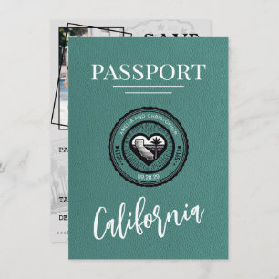 Reserve A Data Turquoise California Passport Salvar a Data