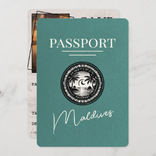 Reserve A Data Turquoise Maldives Passaporte Salvar Data