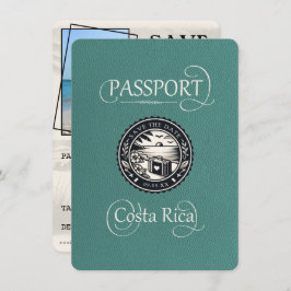 Reserve A Data Turquoise Passaporte Costa Rica