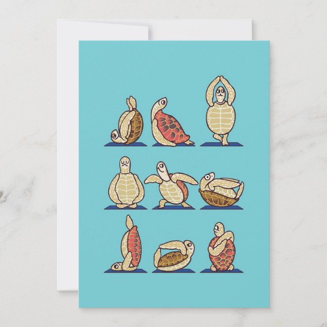 Reserve A Data Turtle Lover Green Sea Turtle Yoga (Frente)