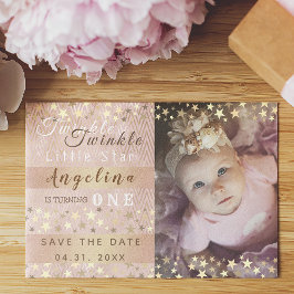 Reserve A Data Twinkle Twinkle - Pequena primeiro aniversario de 