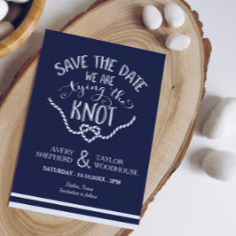 Reserve A Data Tying the Knot Calligraphy Save the Date