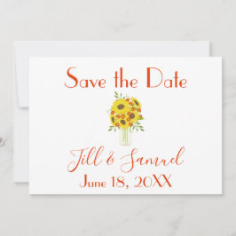 Reserve A Data Um belo vaso dos Sunflower