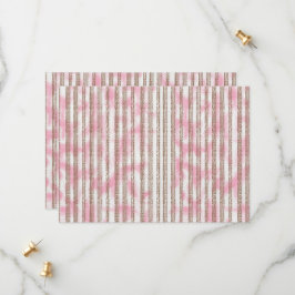 Reserve A Data um fundo listrado rosa e branco