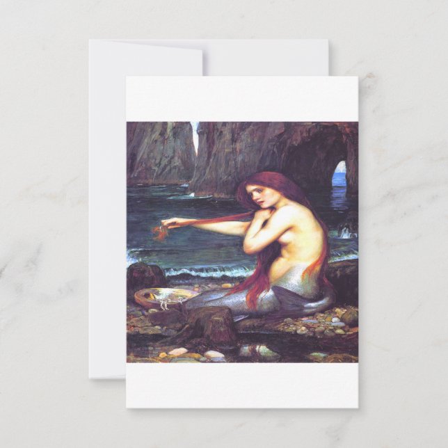 Reserve A Data Uma Sereia John William Waterhouse (Frente)