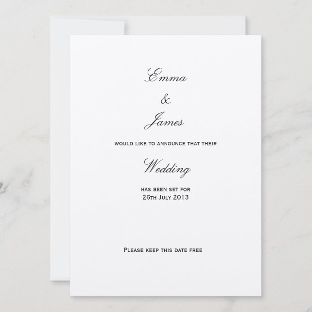 Reserve A Data União - Salvar a Data (Frente)