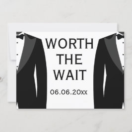 Reserve A Data Vale A Pena O Gay Branco E Preto Esperado