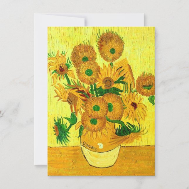 Reserve A Data Van Gogh Sunflower (Frente)