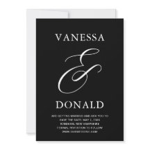Vanessa Black Modern Wedding