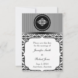 Reserve A Data Velho Hollywood Damask Salvar a Data