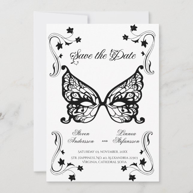 Reserve A Data Venetia Carnivale Masque Ornamentado Vitoriano Flo (Frente)