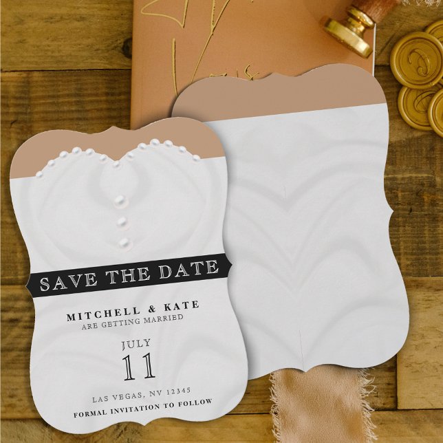 Reserve A Data Vestido de Casamento (Wedding Dress Save The Date
)