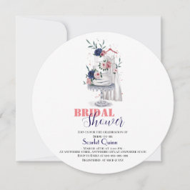 Reserve A Data Vestido de noiva branco moderno aquarela com cake2