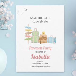 Reserve A Data Viagem de Farewell Party Saindo
