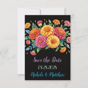 Reserve A Data Vibrant Fiesta Wedding Buquê Wedding