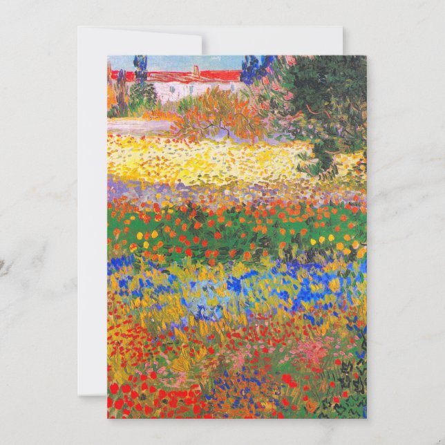 Reserve A Data Vincent Van Gogh Flor Garden (Frente)
