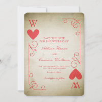 Vintage Ace of Hearts Salve a Data