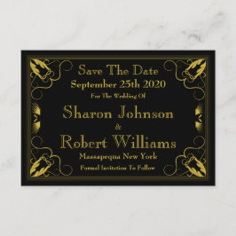 Reserve A Data Vintage Black Gilded Age Guarde A Placa De Data
