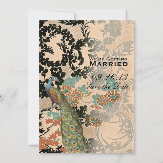 Reserve A Data Vintage Peacock (Frente)