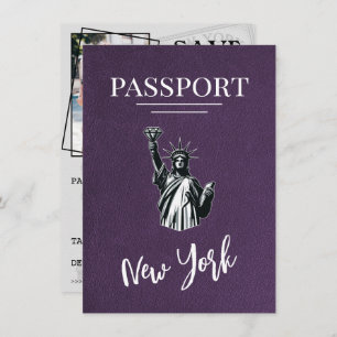 Reserve A Data Violet Nova Iorque Passport Salvar Data