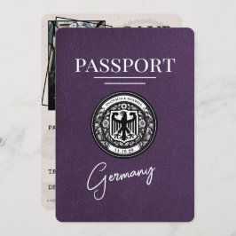 Reserve A Data Violet Purple Germany Passaporte Exceto Data