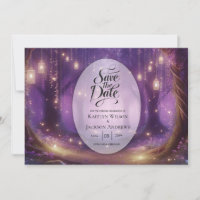Violeta no Casamento Florestal Encantado à Meia-No