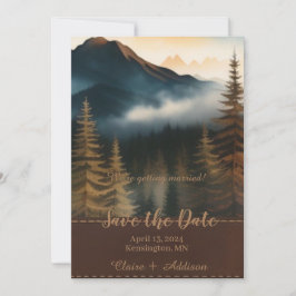 Reserve A Data Vista Rustic Watercolor Mountain