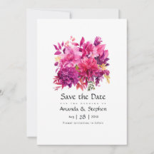 Viva Magenta Floral Wedding