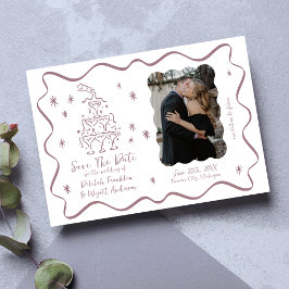 Reserve A Data Voos Whimsical | Portas Desenhadas à Mão | Casamen