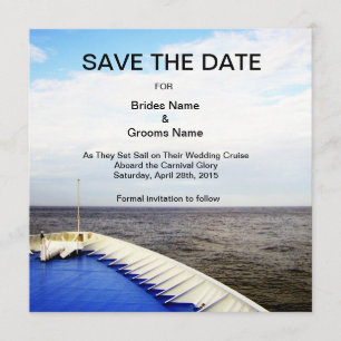 Reserve A Data Voyage l Cruise Ship Save The Date (Viagem de amor