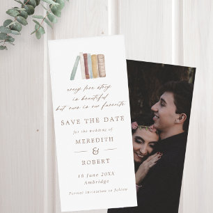 Reserve A Data Watercolor Books A Cada Estória De Amor Bookmark