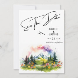 Reserve A Data Watercolor Mountain Wilflower