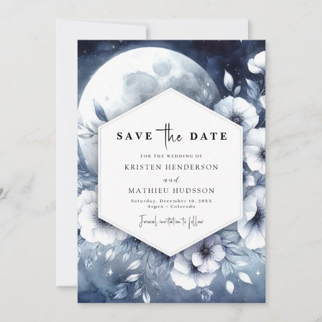 Reserve A Data Watercolor Romance Moonlit Wedding (Frente)